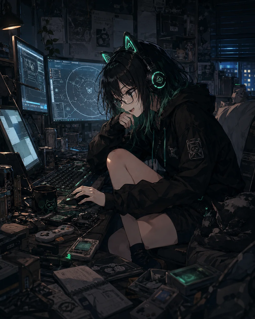 Night Data Loop soundtrack artwork